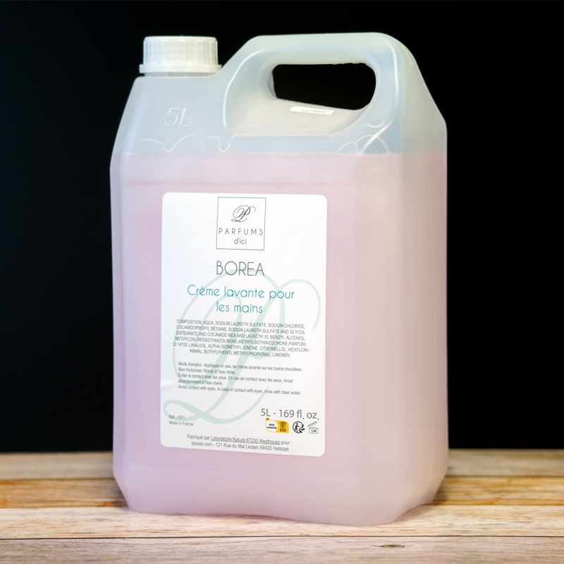 Creme lavante mains en bidons de 5 litres