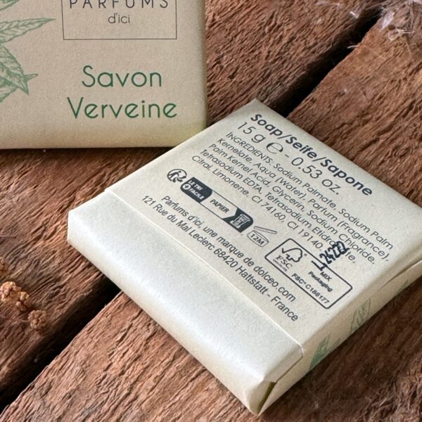 Savon végétal 15 grs - Verveine (100PCS) – Image 3